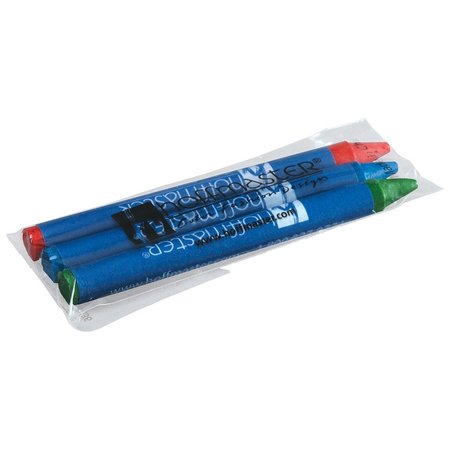 HOFFMASTER Crayons, Red, Blue, and Green, PK3 120802